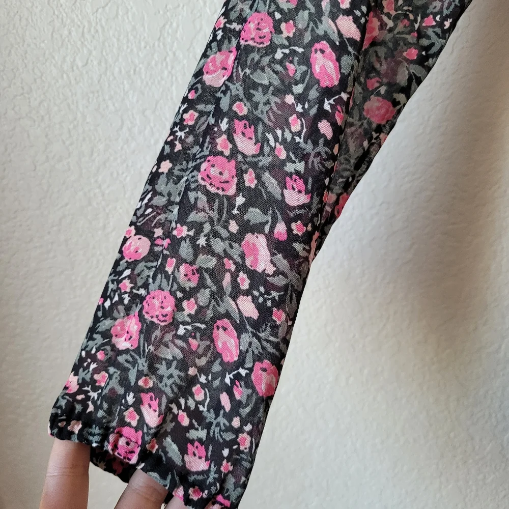 The Children's Place Girls Pink Floral Dress Size 10